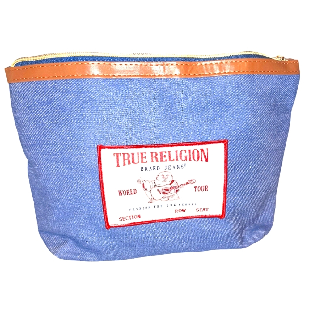 TRUE RELIGION Cosmetic Bag New